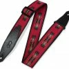 Empire Guitars Accessories Levy's MSSN80-RED Guitar Strap *Free Shipping In The USA*