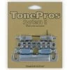 Empire Guitars Guitar Parts TonePros System II Bridge And Tailpiece Chrome For Les Paul Or Gibsons Tune-o-matic LPCM02-CH