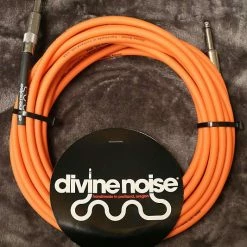 Empire Guitars Accessories Divine Noise 25ft Instrument Cable ST-ST (Straight-Straight) Orange *Free Shipping In The USA*