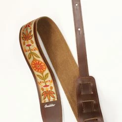 Empire Guitars Accessories Souldier Daisy Maroon Torpedo Guitar Strap *Free Shipping In The US*