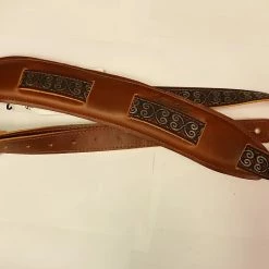 Empire Guitars Souldier "Papyrus" Leather Saddle Guitar Strap *Free Shipping In The USA* Accessories