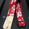 Empire Guitars Sherrin's Threads Red Hibiscus 1.5" Ukulele Strap *Free Shipping In The USA* Ukulele Accessories