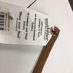 Accessories Souldier Straps Dark Brown Leather Saddle Strap *Free Shipping In The US*