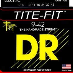 Empire Guitars Accessories DR LT-9 Light-n-Tite Electric Guitar Strings (9-42)