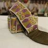 Empire Guitars Accessories Souldier Guitar Strap Owls Purple W/ Olive Leather Ends *Free Shipping In The USA*