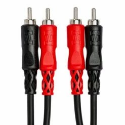 Empire Guitars Accessories Hosa Dual RCA - Dual RCA Stereo Interconnect Cables 2 Meters Long
