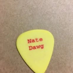 Empire Guitars Unbranded Nate Dawg Mighty Mighty Bosstones Pick Yellow Used *Free Shipping In The USA* Accessories