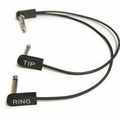 Empire Guitars Accessories EBS ICY-30 Stereo Insert Cable 30cm (12 Inches) TRS To Dual TR