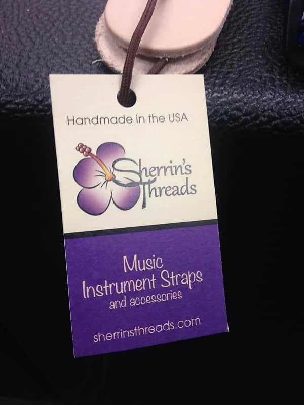 Empire Guitars Accessories Sherrin's Threads Blue Hibiscus 1.5" Ukulele Strap *Free Shipping In The USA* 3 Empire Guitars Accessories Sherrin's Threads Blue Hibiscus 1.5" Ukulele Strap *Free Shipping In The USA*