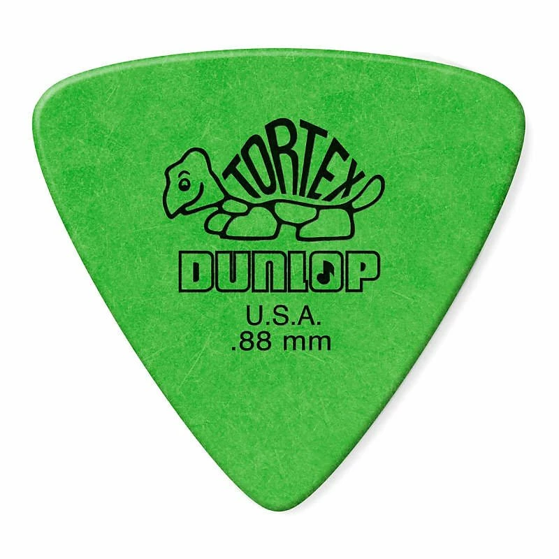 Empire Guitars Dunlop Tortex Triangle Picks 0.88mm, 6 Pack- 431P.88 Green 1 Empire Guitars Dunlop Tortex Triangle Picks 0.88mm, 6 Pack- 431P.88 Green