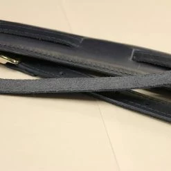 Empire Guitars Souldier Plain Saddle Strap Blue Leather Strap With Blue Leather Pad *Free Shipping In The USA* Accessories