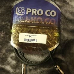 Empire Guitars Accessories Pro Co BQ/BQ 5ft BP-5 Balanced Cable *Free Shipping In The US*