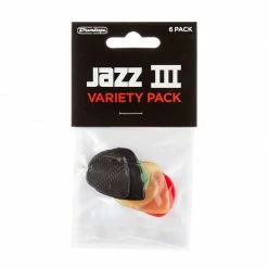 Empire Guitars Dunlop Jazz III Variety Pack, 6 Pack- PVP103 Accessories