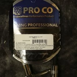 Empire Guitars Pro Co Instrument Cable L/L 1Ft EGLL-1 *Free Shipping In The US* Accessories