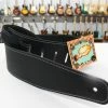Empire Guitars Henry Heller HBL25-BLK/BLK Guitar Strap *Free Shipping In The USA*