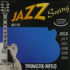 Empire Guitars Thomastik-Infeld JS113 Jazz Swing Nickel Flat-Wound Guitar Strings - Medium (.13 - .53) Accessories