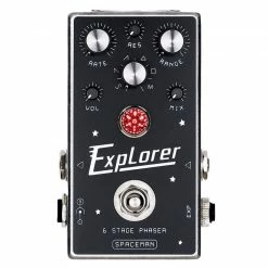 Empire Guitars Spaceman Effects Explorer 6 Stage Phaser Silver *Free Shipping In The USA*