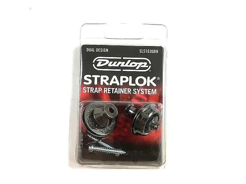 Empire Guitars Dunlop Straplok Strap Retainer System SLS1036BN Black Nickel 1 Empire Guitars Dunlop Straplok Strap Retainer System SLS1036BN Black Nickel