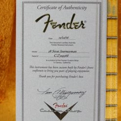 2016 Fender 1958 Journeyman Relic Stratocaster Time Machine Series Electric