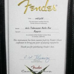 2018 Fender Custom Shop 60's Telecaster Relic