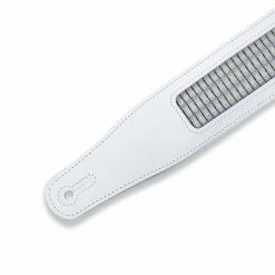 Empire Guitars Levy's MCG26A 2.5" White & Blue Leather Guitar Strap *Free Shipping In The USA* 6 Empire Guitars Levy's MCG26A 2.5