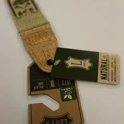 Empire Guitars Levy's Egyptian Hemp Natural Vegan Guitar Strap W/ Cork Ends MH8P-004 *Free Shipping In The USA* Accessories