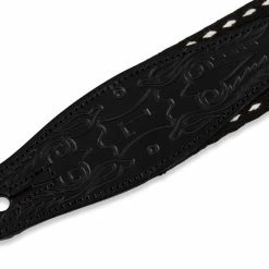 Empire Guitars Accessories Levy's Black MSSC80-BLK Country Western Guitar Strap *Free Shipping In The USA
