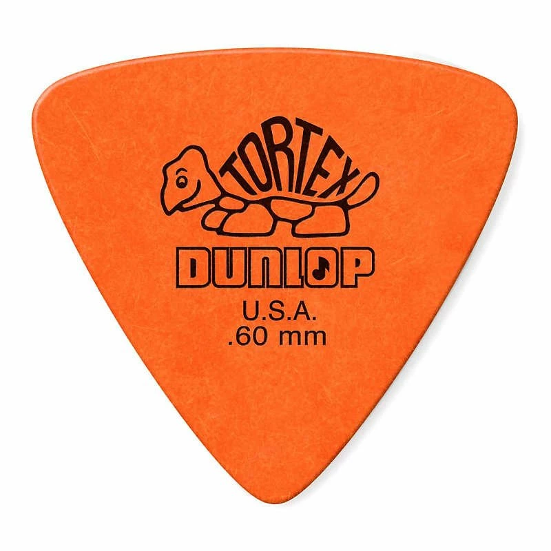 Empire Guitars Dunlop Tortex Triangle Picks 0.60mm, 6 Pack- 431P.60 Orange Accessories 1 Empire Guitars Dunlop Tortex Triangle Picks 0.60mm, 6 Pack- 431P.60 Orange Accessories