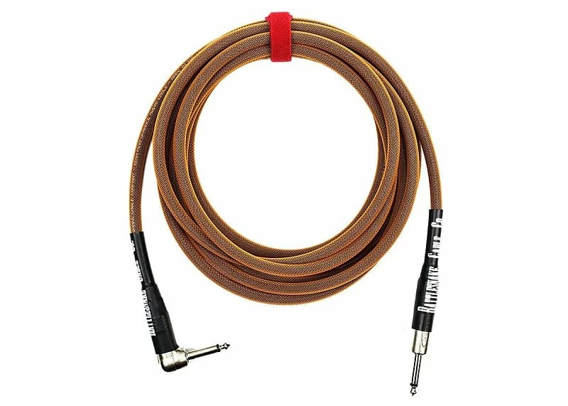 Empire Guitars Rattlesnake 15' Straight To Angled Copper Instrument Cable *Free Shipping In The USA* 1 Empire Guitars Rattlesnake 15' Straight To Angled Copper Instrument Cable *Free Shipping In The USA*