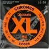 Empire Guitars D'Addario ECG26 XL Chromes Flatwound Electric Guitar Strings, Medium Gauge Standard