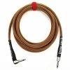 Empire Guitars Rattlesnake 10' Straight To Angled Copper Instrument Cable *Free Shipping In The USA*