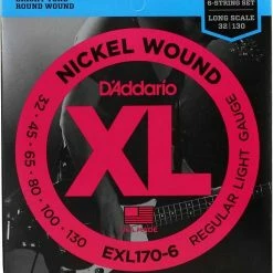 Empire Guitars D'Addario 6 String Bass Strings 32-130 EXL170-6
