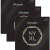 Empire Guitars D'Addario NYXL1046 Nickel Wound Electric Guitar Strings(10-46)-3 Packs *Free Shipping In The USA*