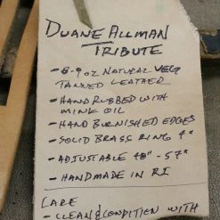 Empire Guitars Accessories Cheesecake Leather Duane Allman Tribute Guitar Strap