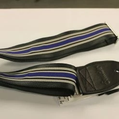 Empire Guitars Accessories Souldier Blueray Guitar Strap Black Ends *Free Shipping In The USA*