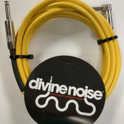 Empire Guitars Accessories Divine Noise 15ft Instrument Cable (Straight - Right) Yellow *Free Shipping In The USA*