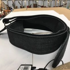 LM Products D-1 Black Denim Guitar Strap *Free Shipping In The USA*