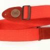Empire Guitars Accessories Levy's MSSC8-RED Cotton Guitar Strap *Free Shipping In The US*