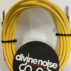 Empire Guitars Divine Noise 25ft Instrument Cable S-S Yellow *Free Shipping In The USA*