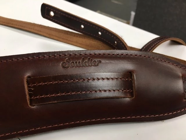 Souldier Plain Saddle Strap Dark Brown Leather Strap W/Dark Brown Pad *Free Shipping In The USA** Accessories 3 Souldier Plain Saddle Strap Dark Brown Leather Strap W/Dark Brown Pad *Free Shipping In The USA** Accessories