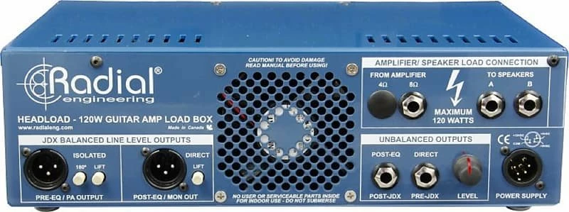 Accessories Radial Headload V16 Guitar Amp Load Box *Free Shipping In The USA* 4 Accessories Radial Headload V16 Guitar Amp Load Box *Free Shipping In The USA*
