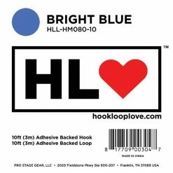 Empire Guitars Pedaltrain - 10' Hook-and-Loop - Bright Blue Pedal Board Adhesive