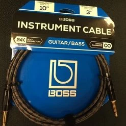 Accessories Boss BIC-10 1/4" TS Instrument Cable - 10' *Free Shipping In The USA*