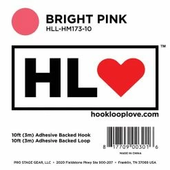 Empire Guitars Accessories Pedaltrain - 10' Hook-and-Loop - Bright Pink Pedal Board Adhesive