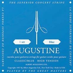 Empire Guitars Accessories Augustine Blue Classical Guitar Strings - High Tension