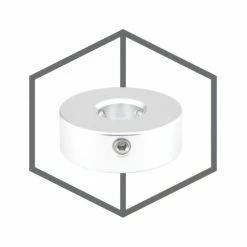 Empire Guitars Barefoot Buttons Skirtless V1 Silver 17-V1-SK-SV