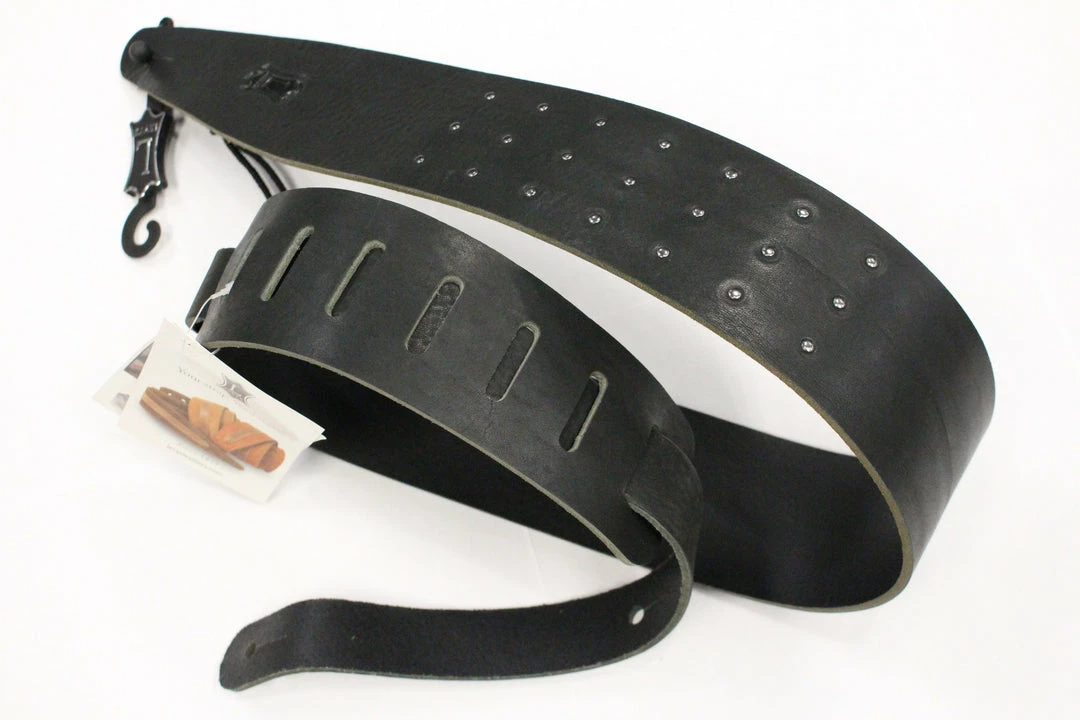 Empire Guitars Levy's MV317ONX-BLK Black Leather Guitar Strap *Free Shipping In The US* 1 Empire Guitars Levy's MV317ONX-BLK Black Leather Guitar Strap *Free Shipping In The US*