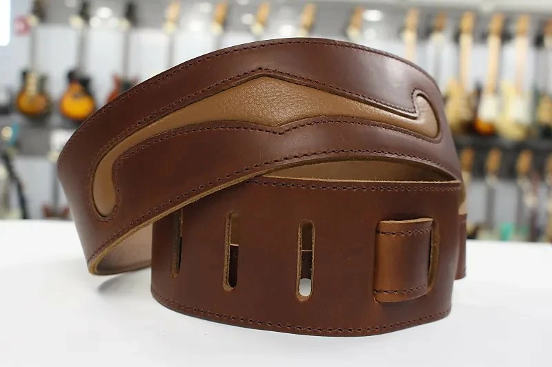 LM Products LM Leather Guitar Strap F Hole Suede Brown *Free Shipping In The USA* 1 LM Products LM Leather Guitar Strap F Hole Suede Brown *Free Shipping In The USA*